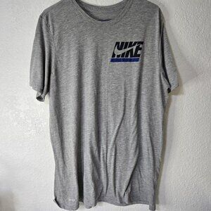 Nike Shirt Mens Large Gray Dri-FIT Illegal Use Of Speed Football Athletic Tee
